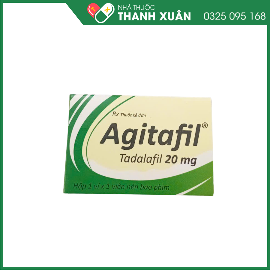 Agitafil 20 điều trị rối loạn cương dương